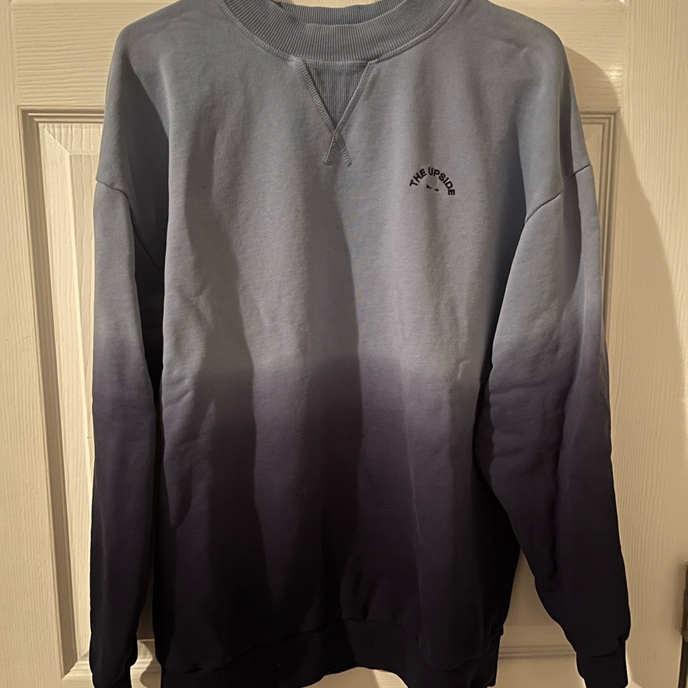 The Upside blue ombré sweatshirt